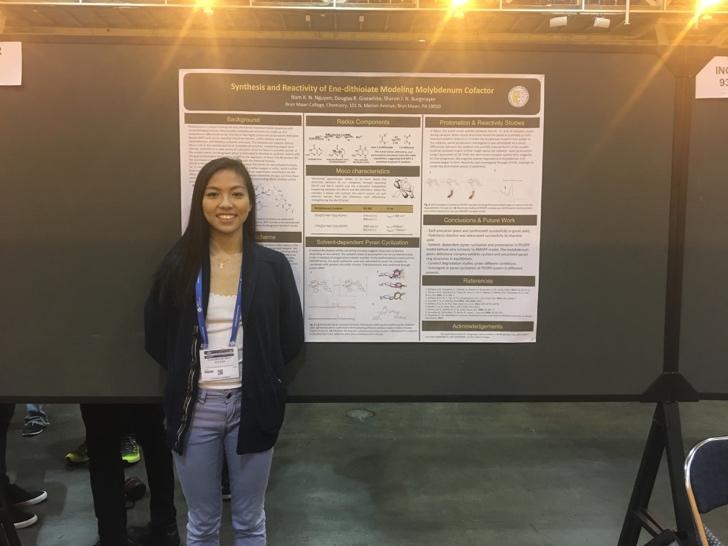 Student Feature: BMC Chemistry Major Nam Nguyen Presents Her Research at ACS National Meeting