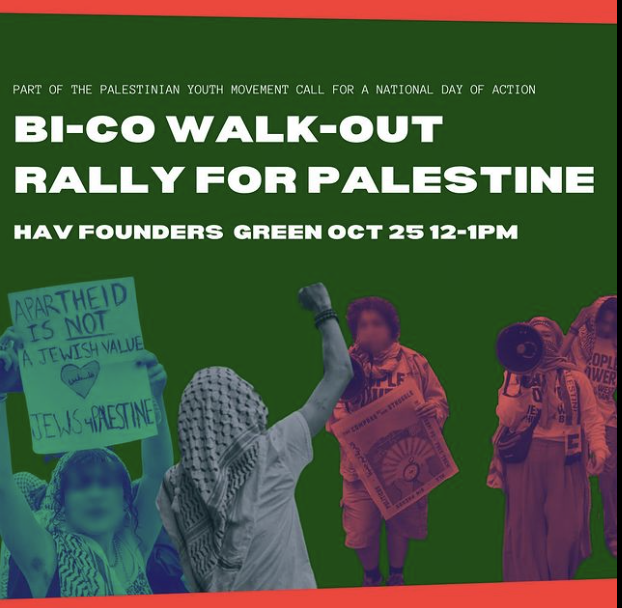 Bi-Co Students Walkout in Support of Palestine