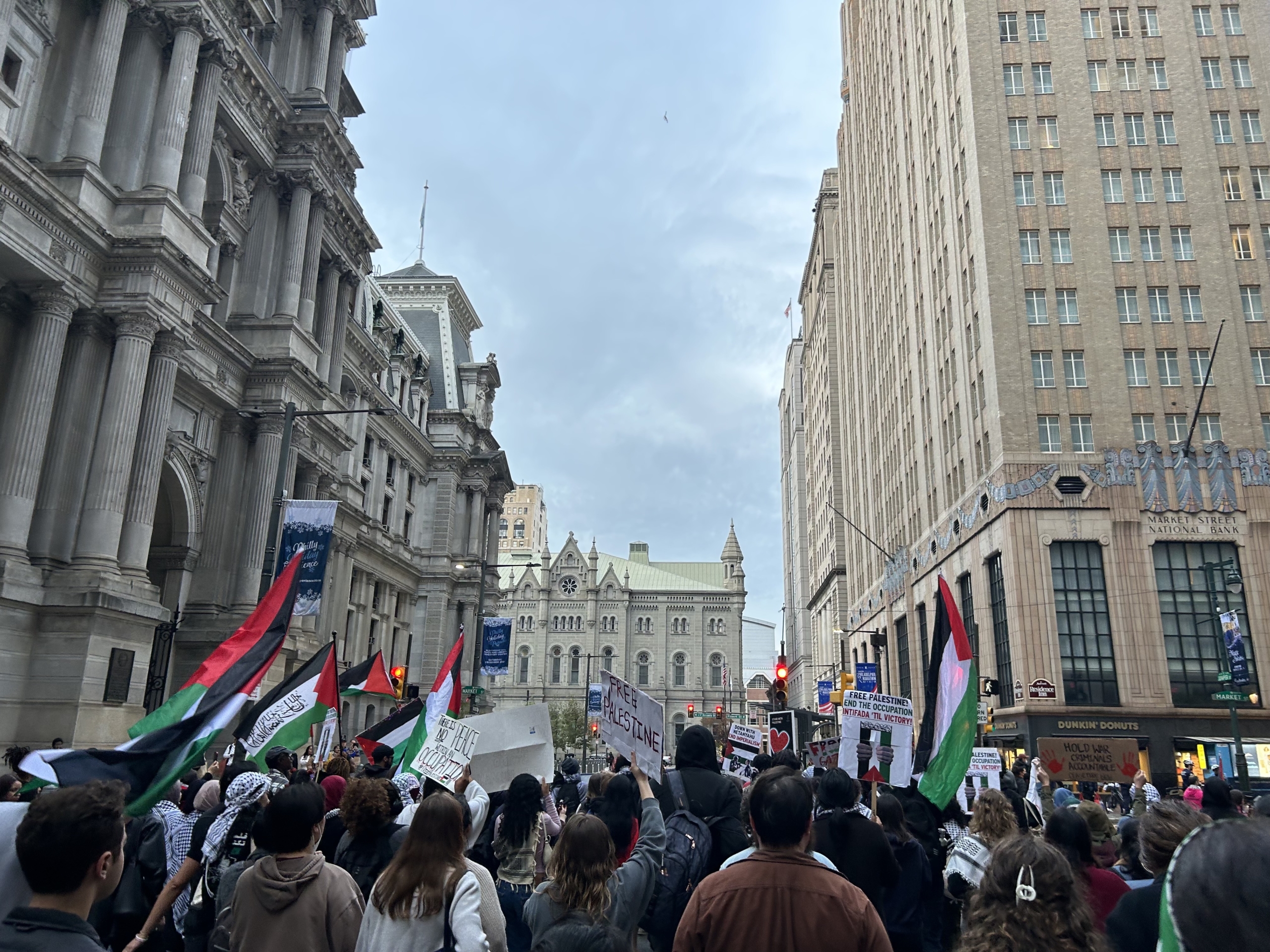 Honoring International Students Day, Philly Students Rally for Palestine