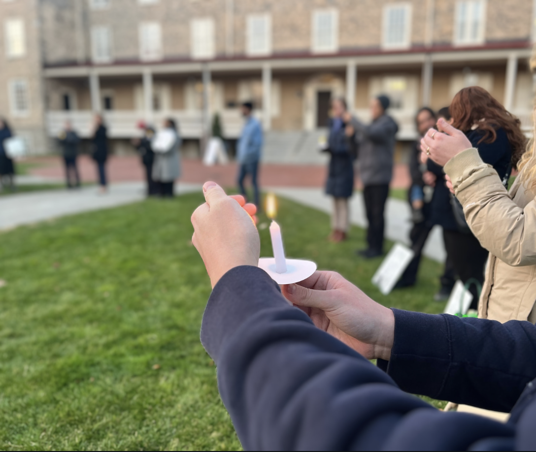 Haverford Holds Second Candlelight Vigil in Response to Israel-Hamas Escalation